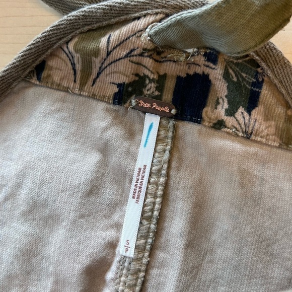 Free People Hold on Cords Overalls in Navy Combo - Picture 9 of 12